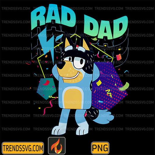 Bluey-Dad-Bluey-Dancing-Png
