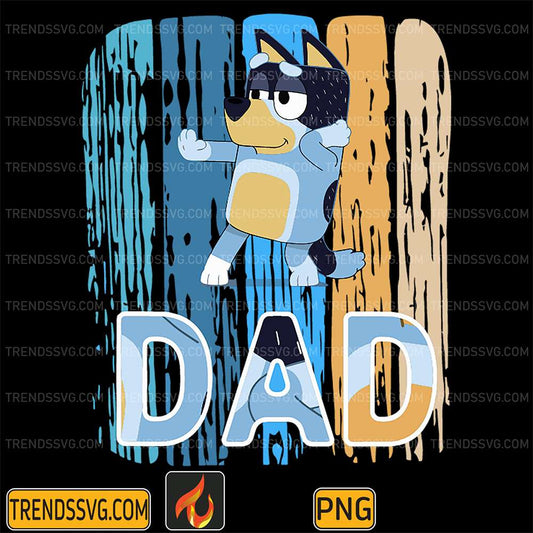 Bluey-Dad-Dancing-Bandit-Heeler-Png