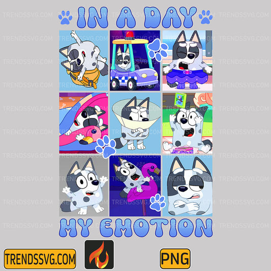 Bluey-Muffin-In-A-Day-My-Emotion-4th-Of-July-Png