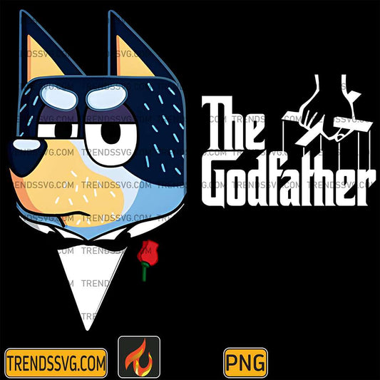 Bluey-The-Godfather-Png