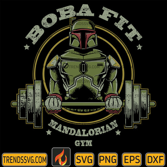 BobaFitMandalorianGymSvg