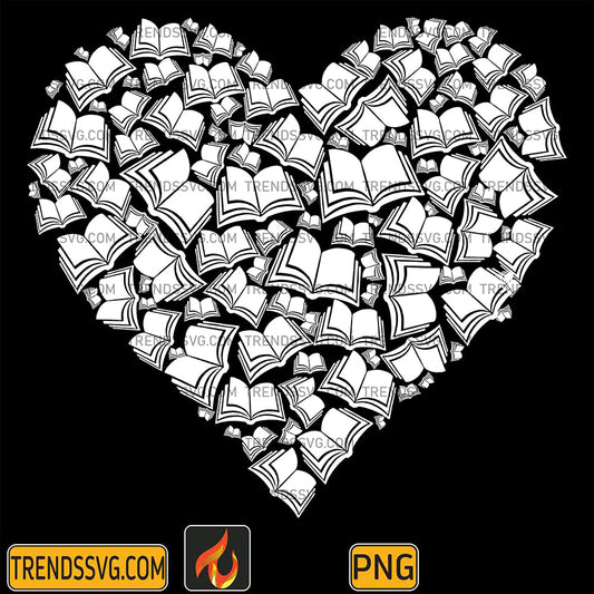 BookLoveHeartPng