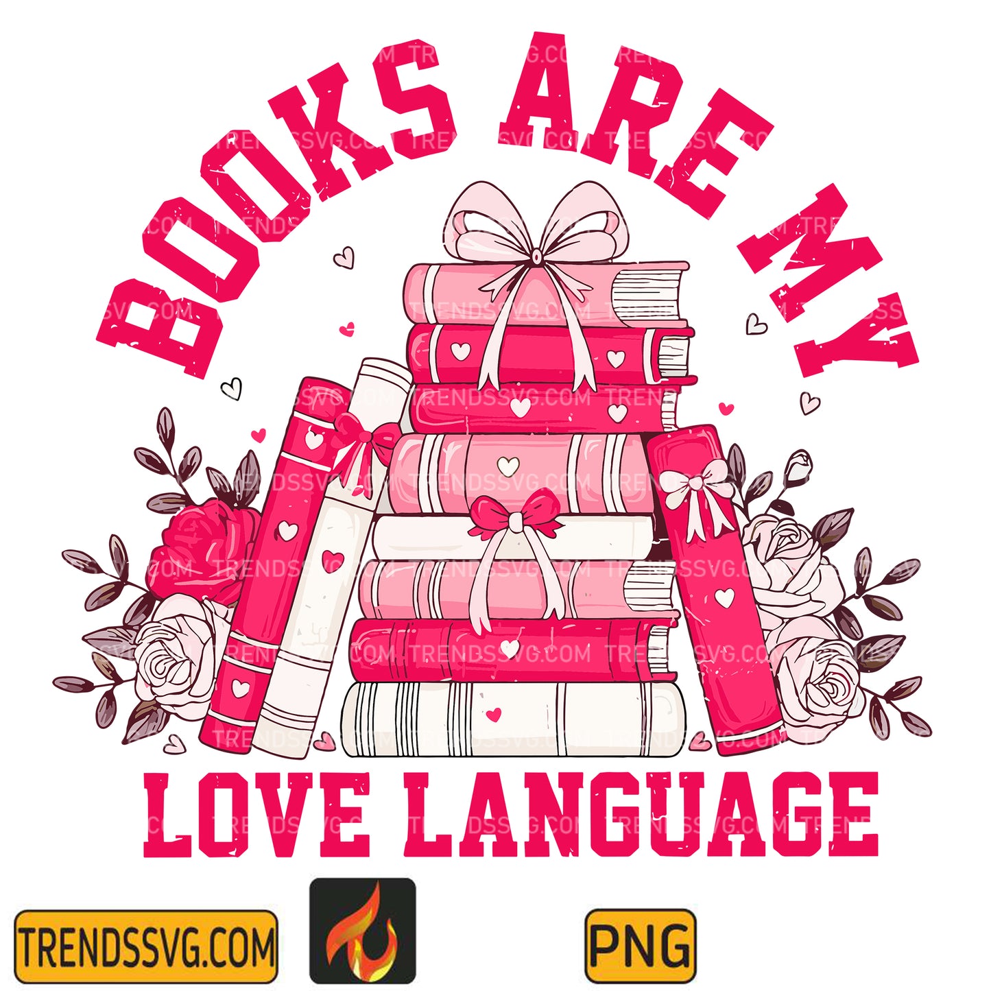 BooksAreMyLoveLanguageValentinePng