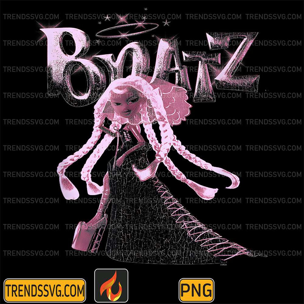 Bratz Bratzaversary 2025 Jade Fabulous Pose Distressed Png TRENDSSVG