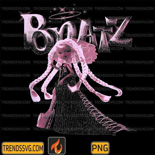 Bratz Bratzaversary 2025 Jade Fabulous Pose Distressed Png TRENDSSVG
