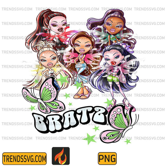 Bratz-Pixiez-And-Butterfliez-Vintage-Group-Shot-Png