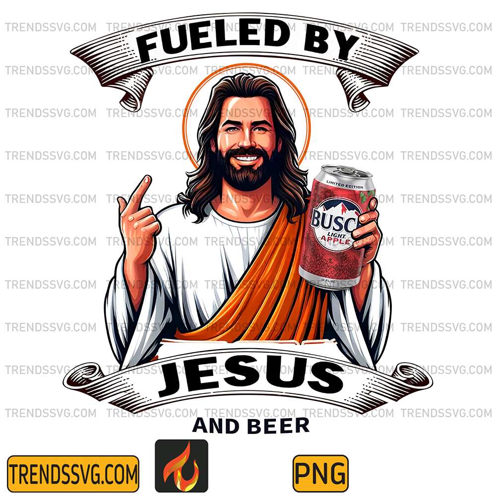 Busch-Apple-Fueled-By-Jesus-And-Busch-Apple-Beer-Png