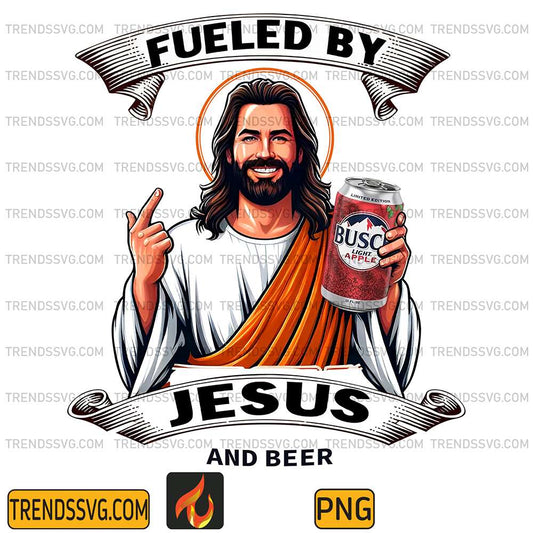 Busch-Apple-Fueled-By-Jesus-And-Busch-Apple-Beer-Png