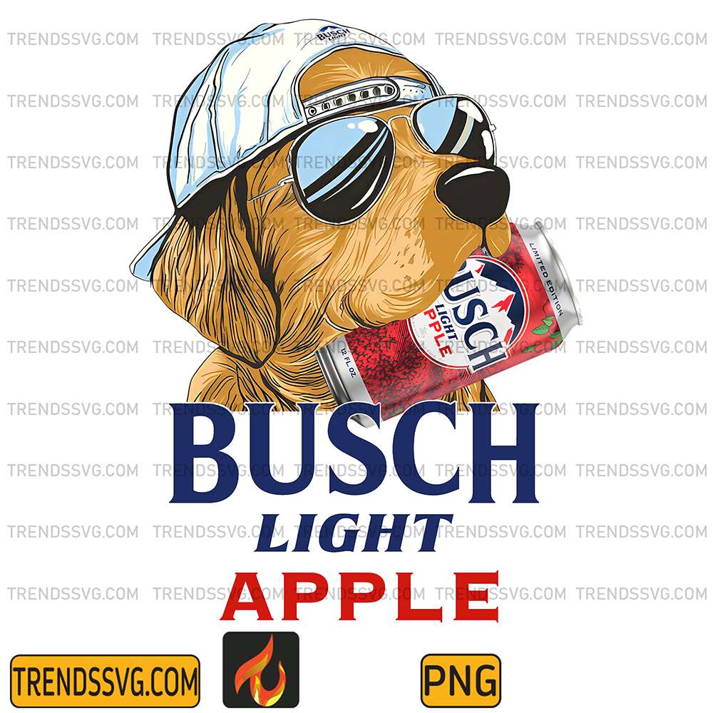 Busch-Light-Apple-Golden-Dog-Png