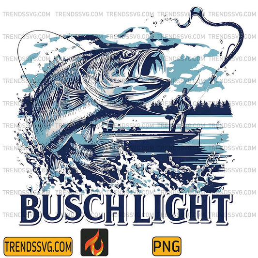 Busch-Light-Fishing-Scene-Png