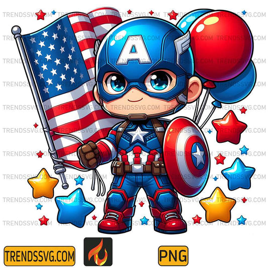 Captain-America-America-4th-Of-July-Png