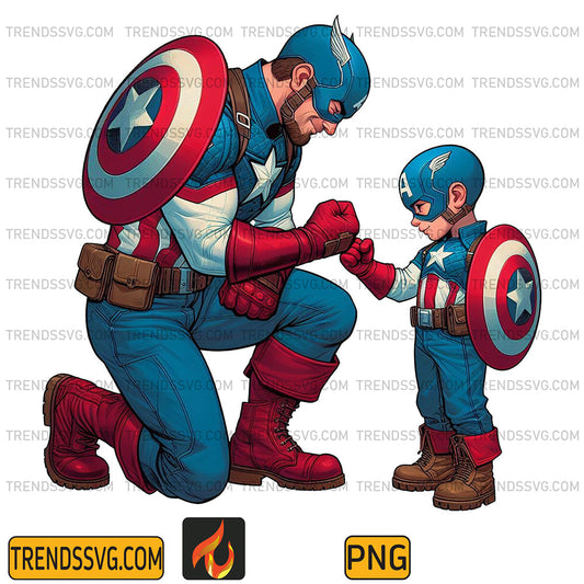 Captain-America-Dad-And-Son-Png_2