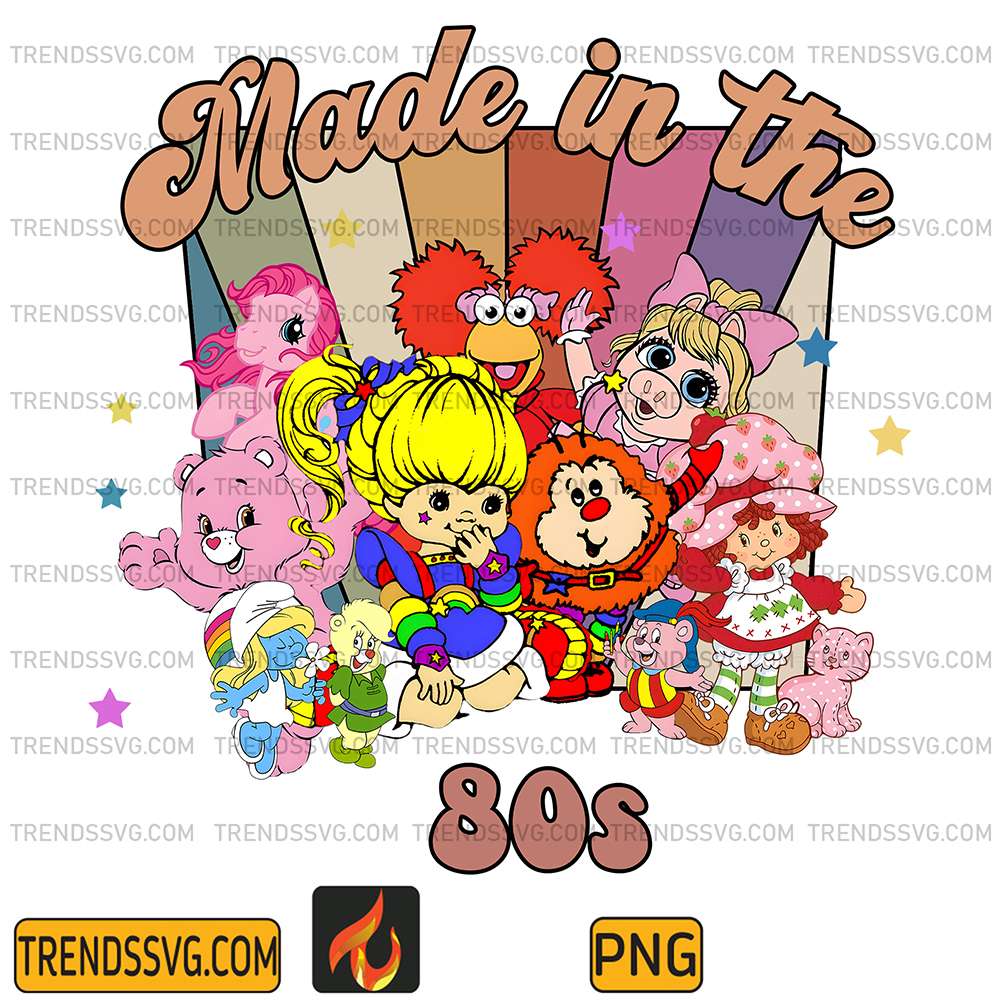 Cartoon-Friends-Nostalgia-Made-In-80s-Png