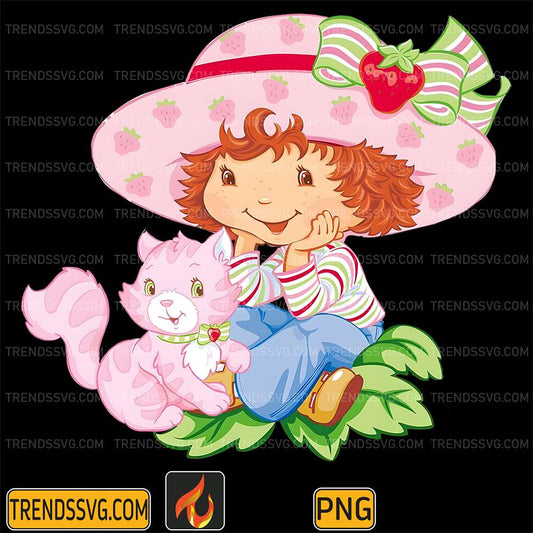 Cartoon-Strawberry-Shortcake-Png