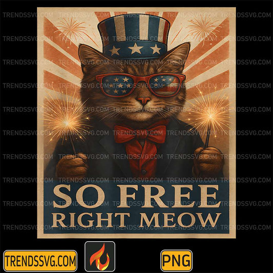 Cats-Fourth-Of-July-So-Free-Right-Meow-Png