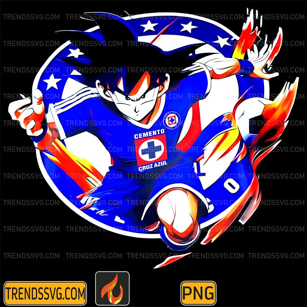 Cemento-Cruz-Azul-Goku-Png