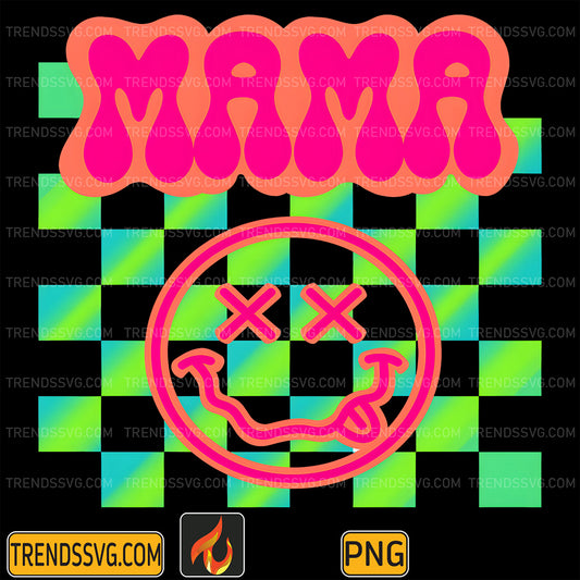 CheckeredMamaSmileyFacePng