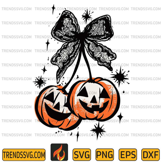 Cherries-Pumpkin-Svg