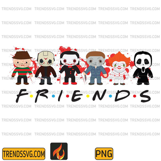 Chibi-Friends-Horror-Character-Halloween-Png