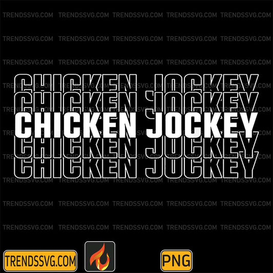 Chicken-Jockey-Stacked-Repeat-Font-Fun-Gag-Meme-Humor-Png