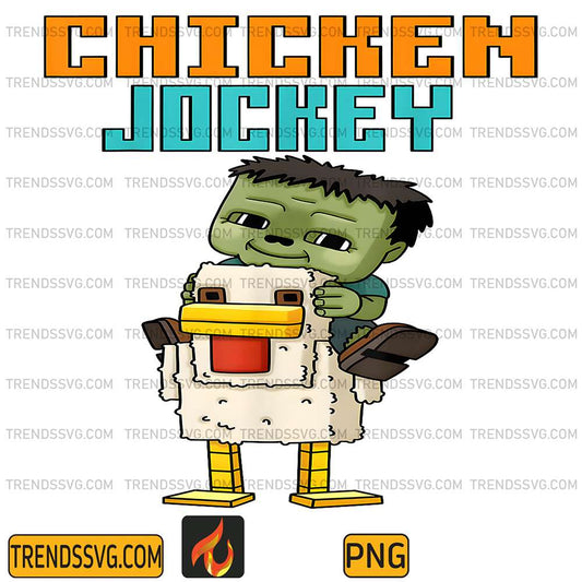Chicken-Jockey-Zombie-Pixel-Png
