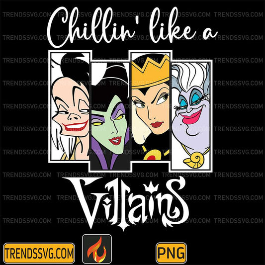 Chillin-Like-A-Villains-Png