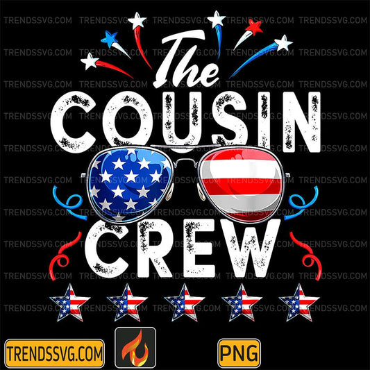 Cousin-Crew-4th-Of-July-Patriotic-America-Family-Png