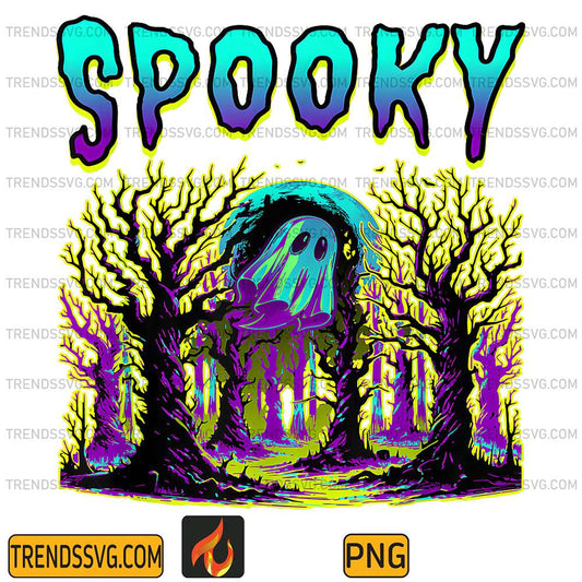 Cute-Ghostin-Creepy-Woods-Png