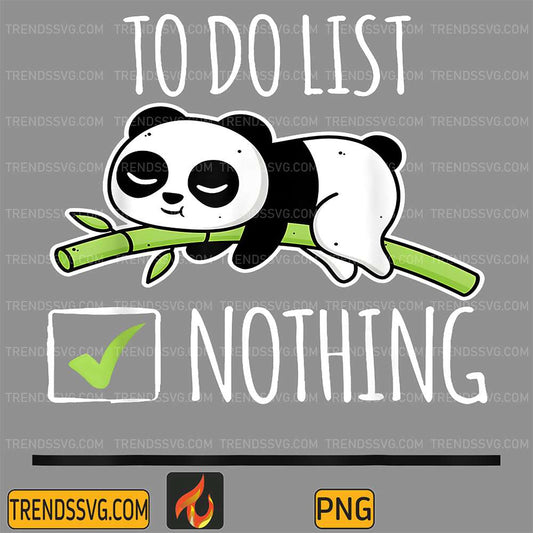 Cute-Lazy-Panda-To-Do-List-Nothing-Png