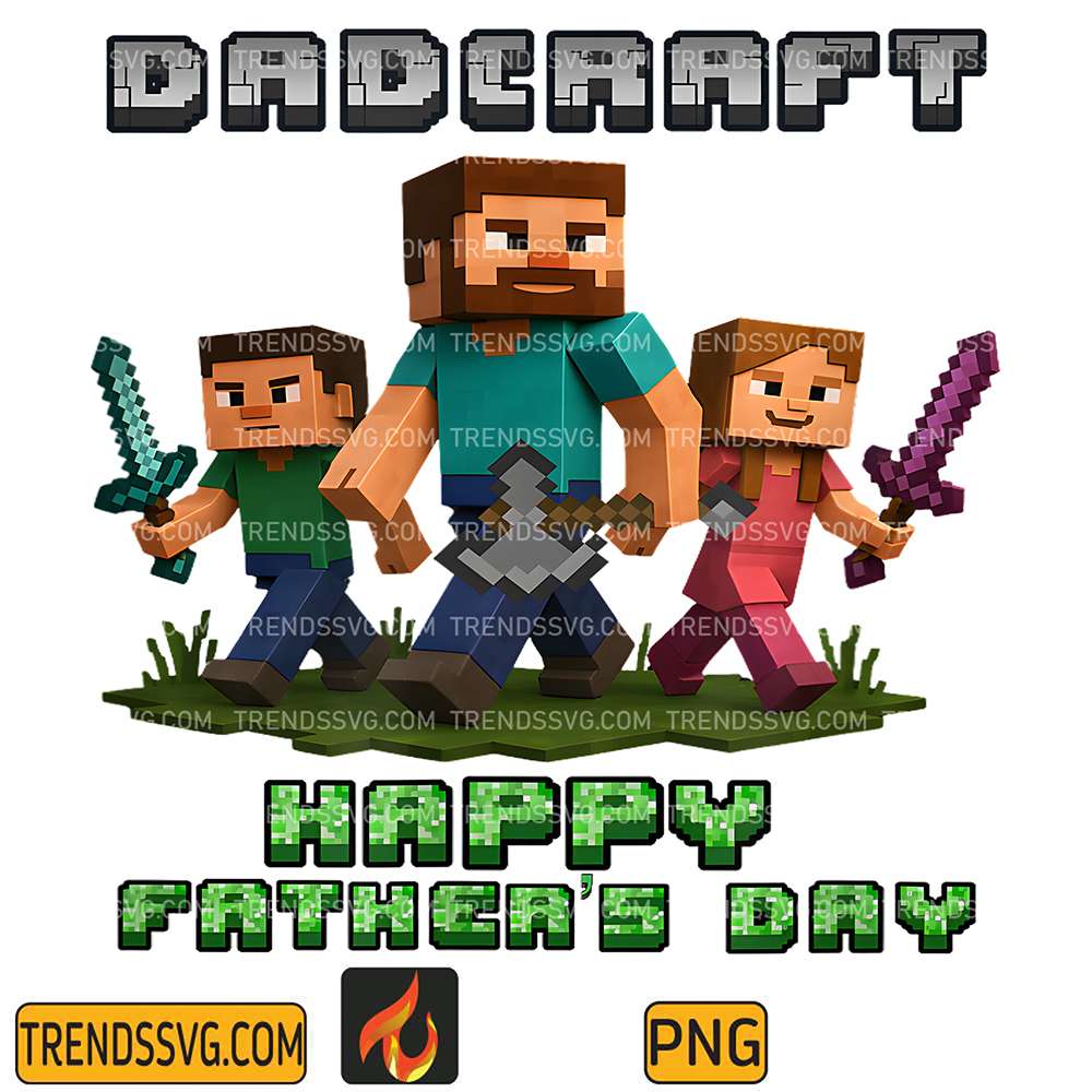 Dadcraft-Gamer-For-Happy-Father-s-Day-Png