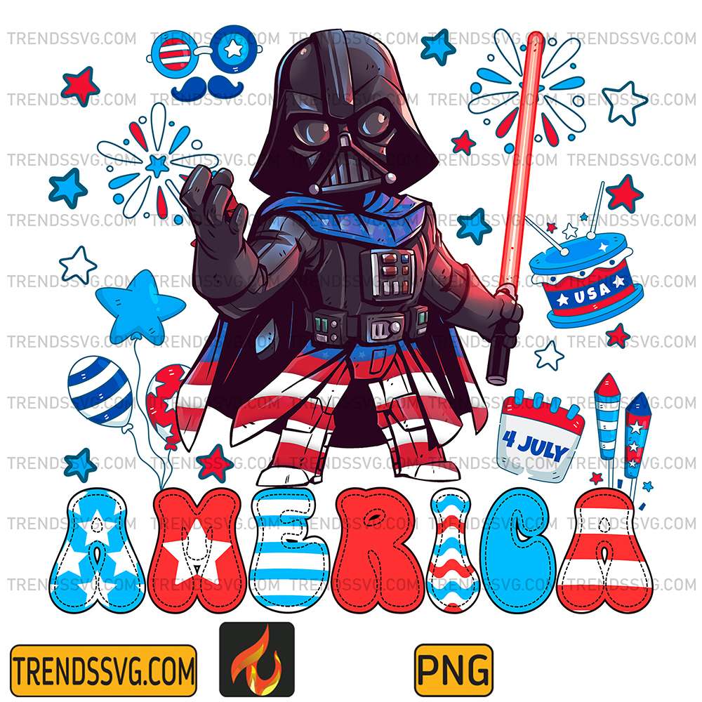 Darth-Vader-America-4th-Of-July-Png
