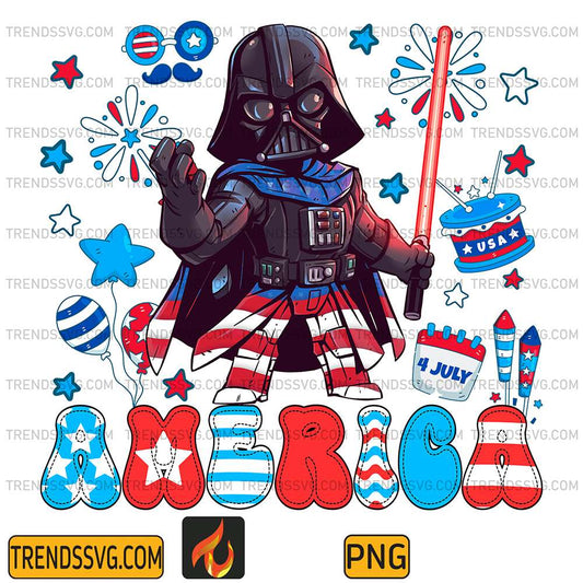 Darth-Vader-America-4th-Of-July-Png