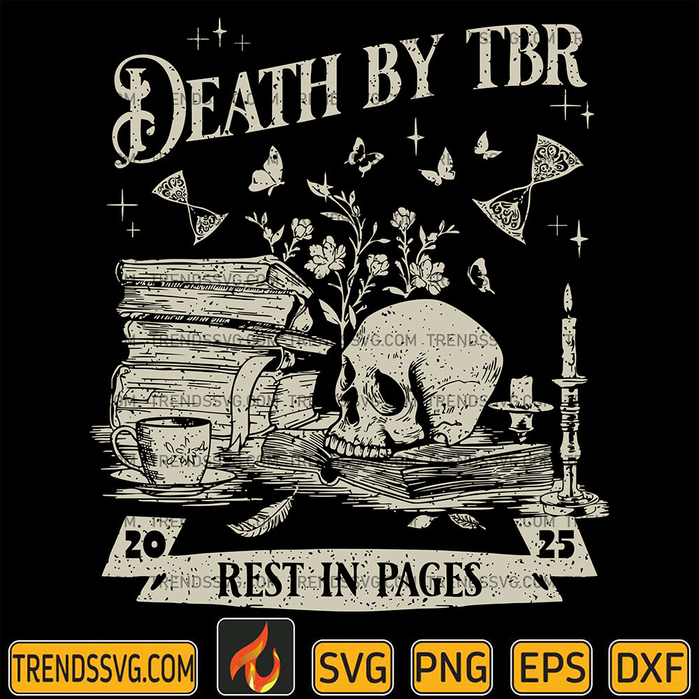 DeathByTbrRestInPages2025Svg