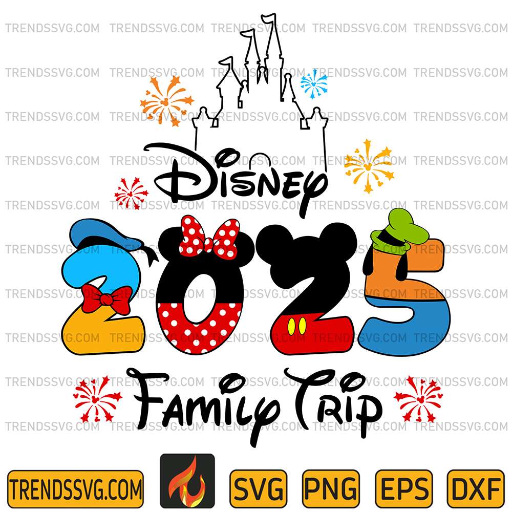Disney-2025-Family-Trip-Svg