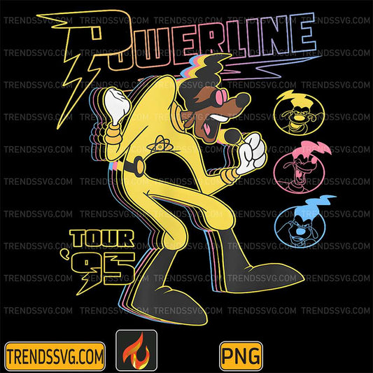 Disney-A-Goofy-Movie-Powerline-Tour-95-Retro-Neon-Png