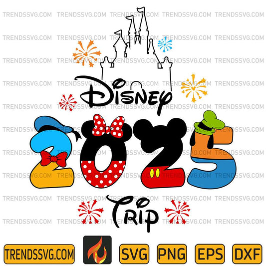 Disney-Family-2025-Trip-Svg