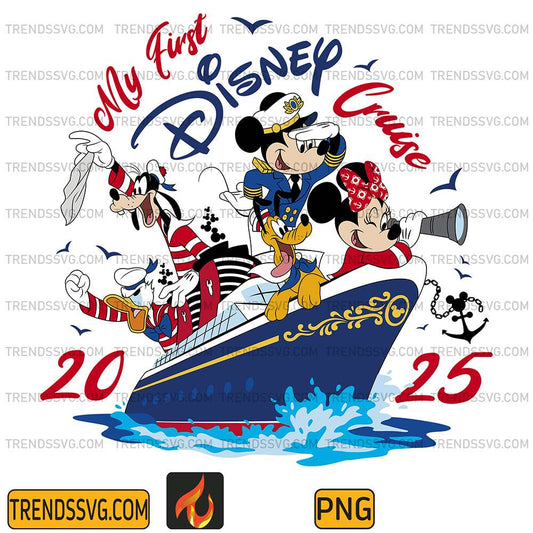 Disney-Family-My-First-Disney-Cruise-2025-Png