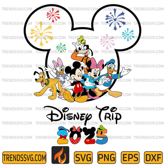Disney-Family-Trip-2025-Svg