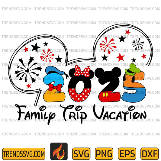 Disney-Family-Trip-Vacation-2025-Svg