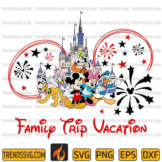 Disney-Family-Trip-Vacation-Png