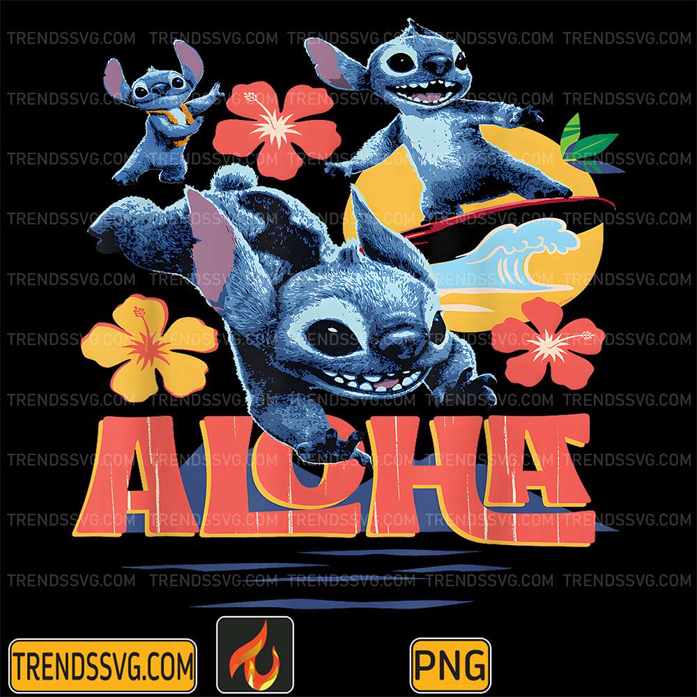 Disney-Lilo-And-Stitch-Live-Action-Movie-Tropical-Aloha-Stitch-Png