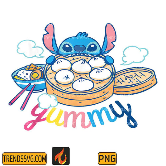 Disney-Lilo-Stitch-Yummy-Bao-Bun-Dim-Sum-Png