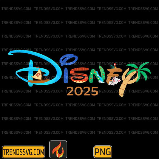 Disney-Logo-Moana-Family-Trip-Group-Matching-Vacation-2025-Png