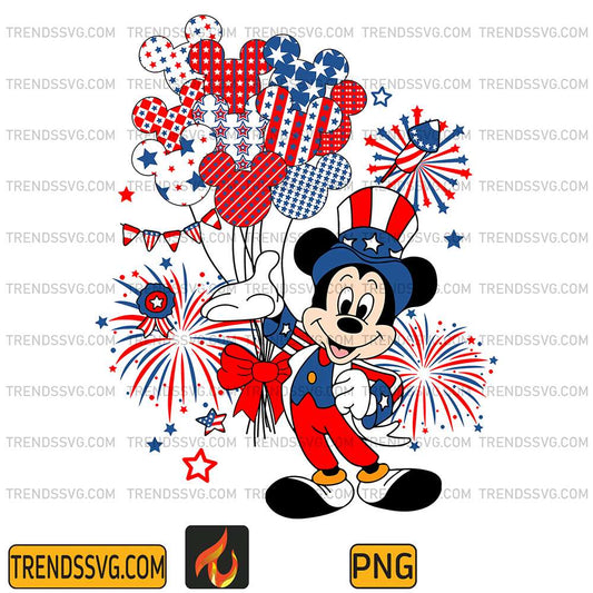 Disney-Mickey-4th-Of-July-Png-1