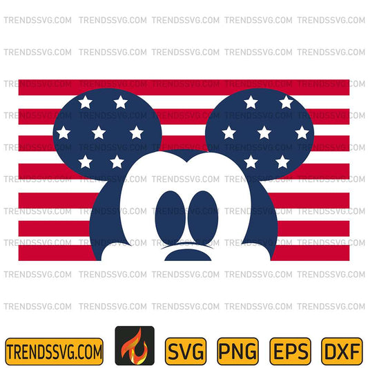 Disney-Mickey-American-4th-Of-July-Svg