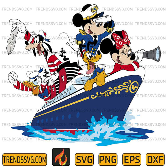 Disney-Mickey-And-Family-Cruise-Svg
