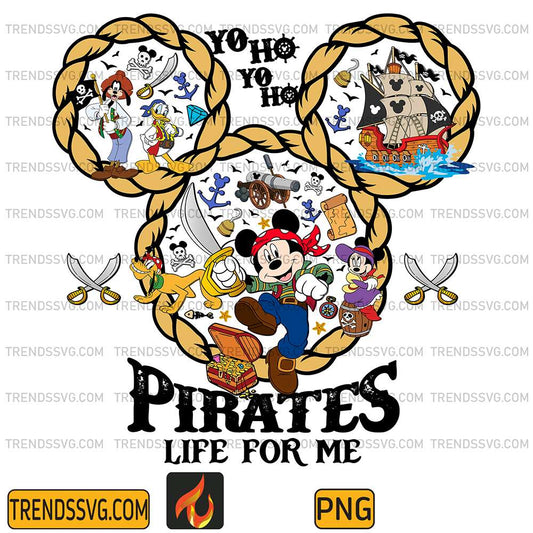 Disney-Mickey-Yo-Ho-Yo-Ho-Pirates-Life-For-Me-Png