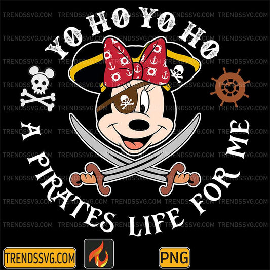 Disney Minine Yo Ho Yo Ho A Pirates Life For Me Png TRENDSSVG