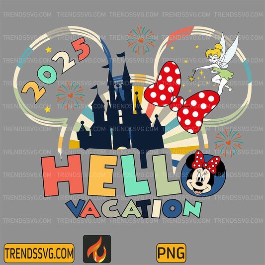 Disney-Minnie-Family-Trip-2025-Hello-Vacation-Png