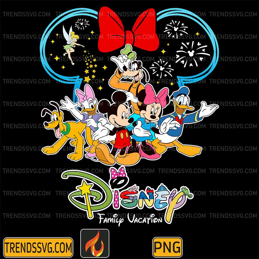 Disney-Minnie-Family-Vacation-Png